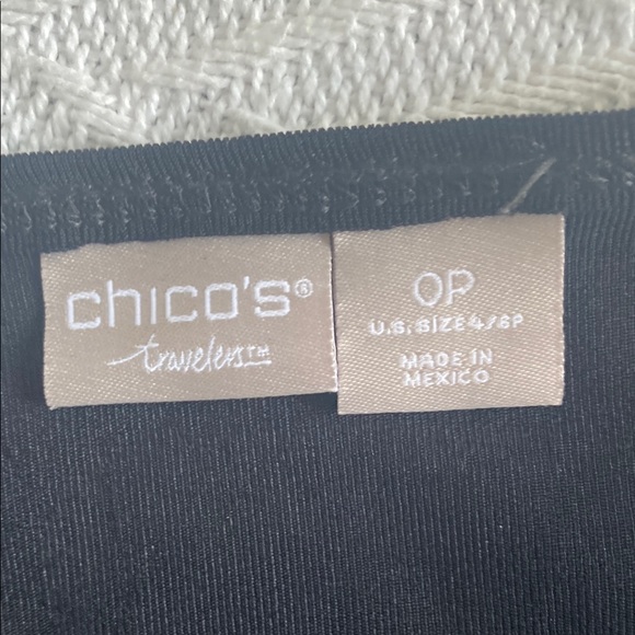 Chico's Black and Blue Maxi Sheath Dress - Picture 6 of 7